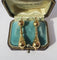 Boucles d'oreilles Boucles d’oreilles dormeuses pendantes fuseaux en or 18 carats 58 Facettes