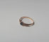 Bague 50 Bague cœur saphir solitaire en or rose 18 carats 58 Facettes