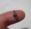 Bague 50 Bague cœur saphir solitaire en or rose 18 carats 58 Facettes