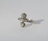 Bague 50 Belle Époque - Bague Toi et Moi en or blanc, platine et diamants 58 Facettes