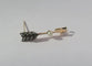 Broche Broche flèche en or rose 18 carats, perle fine et diamants 58 Facettes