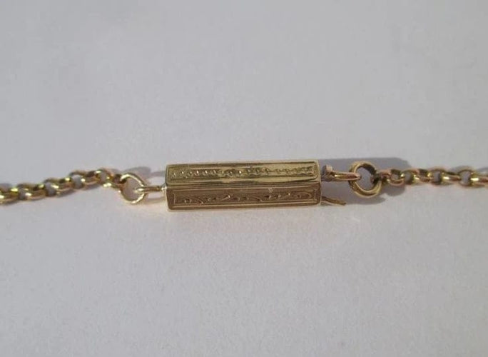 Collier Rivière d’Arles - Collier provençal XIXe en or rose, argent et diamants 58 Facettes