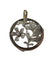 Pendentif Art nouveau - Pendentif fleur en or rose 18 ct et diamants 58 Facettes