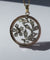 Pendentif Art nouveau - Pendentif fleur en or rose 18 ct et diamants 58 Facettes