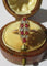 Bague 55 Marquise XIXe - Bague en or rose, platine, diamants et rubis 58 Facettes