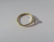 Bague 57 Bague solitaire deux ors 18 carats, diamant taille brillant 58 Facettes