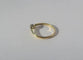 Bague 57 Bague solitaire deux ors 18 carats, diamant taille brillant 58 Facettes