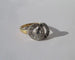 Bague 51 Bague de promesse en or jaune et blanc, diamants et saphirs 58 Facettes