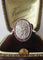 Bague 57 Art Déco - Bague en or blanc, diamants et rubis 58 Facettes