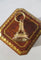 Pendentif Pendentif sceau - Citrine chiffrée MR en or rose 18 carats 58 Facettes
