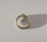 Bague 47 Christofle - Bague jonc godrons en or 18 carats et argent 58 Facettes
