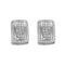 Boucles d'oreilles Créoles - Boucles d'oreilles en or blanc 750 et diamants 58 Facettes