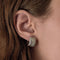 Boucles d'oreilles Créoles - Boucles d'oreilles en or blanc 750 et diamants 58 Facettes