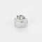 Boucles d'oreilles Créoles - Boucles d'oreilles en or blanc 750 et diamants 58 Facettes