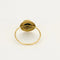 Bague 56 Bague vintage en or jaune 18K et onyx 58 Facettes
