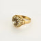 Bague 54 Bague ancienne en or jaune 18K et diamants 58 Facettes
