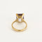 Bague 49 Bague ancienne en or jaune 18K avec améthyste 58 Facettes