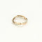 Bague 53 Poiray Tresse - Bague bicolore en or rose et or blanc, diamants 58 Facettes