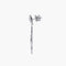 Boucles d'oreilles Arabesques - Boucles d'oreilles pendantes en or blanc 18K et diamants 58 Facettes P1L3