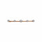 Broche Broche en or jaune 18K et platine sertie de 5 diamants 58 Facettes