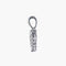 Pendentif Pendentif cœur en or blanc 18K et diamants 58 Facettes P1L17