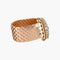 Bracelet Bracelet manchette années 1930 en or rose 18K et diamants 58 Facettes P2L11
