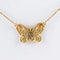 Collier Collier papillon en or jaune 18 carats et diamants 58 Facettes