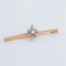 Broche Broche en or jaune 18K et platine avec diamants et perle 58 Facettes