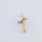 Broche Broche en or jaune 18K et platine avec diamants et perle 58 Facettes