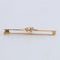 Broche Broche en or jaune 18K et platine avec diamants et perle 58 Facettes