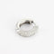 Boucles d'oreilles Créoles pavées de diamants en or blanc 18 carats 58 Facettes P98L13