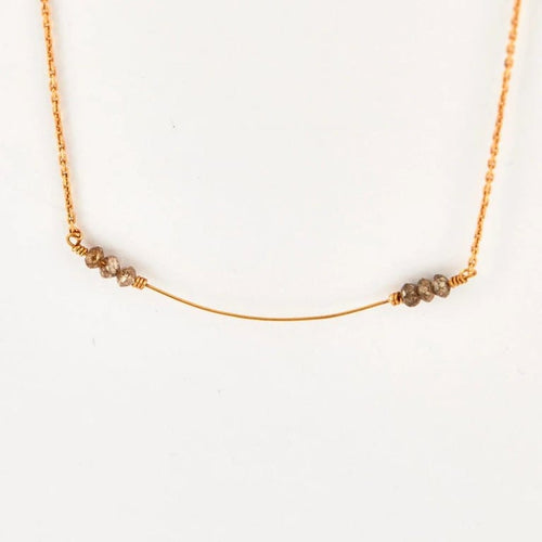 Collier Paola Zovar Rock Diamants - Collier en or jaune 18K et diamants bruts 58 Facettes