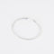 Bracelet Bracelet jonc articulé ouvert en or blanc 18 carats et diamants 58 Facettes