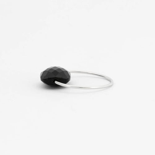 Bague 54 Morganne Bello - Bague en or blanc et onyx 58 Facettes