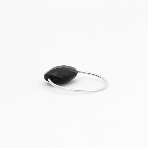 Bague 54 Morganne Bello - Bague en or blanc et onyx 58 Facettes