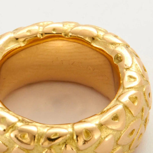 Bague 50 Chaumet - Bague jonc vintage en or jaune 58 Facettes
