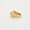 Bague 55 Bague jonc pavée en or jaune 18K et diamants 58 Facettes