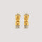 Boucles d'oreilles FRED - Boucles d'oreilles câble en or jaune 18K et acier 58 Facettes