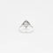Bague 52 Bague ancienne en or blanc 18K sertie de 3 diamants 58 Facettes