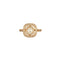 Bague 49 Bague style Art déco en or rose 18K avec diamants 58 Facettes