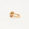 Bague 49 Bague style Art déco en or rose 18K avec diamants 58 Facettes