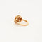 Bague 49 Bague style Art déco en or rose 18K avec diamants 58 Facettes
