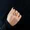 Bague 54 Bague maillon de chaîne en or jaune 18K et diamants 58 Facettes