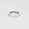 Bague 52 Alliance tour complet diamants taille princesse en or blanc 18K 58 Facettes