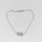 Bracelet Bracelet motif infini en or blanc 18K et diamants 58 Facettes