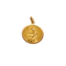 Pendentif Médaille double face Vierge et Jésus en or jaune 58 Facettes