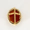 Broche Broche ancienne fin XIXe en or jaune et camée d’agate 58 Facettes