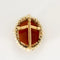 Broche Broche ancienne fin XIXe en or jaune et camée d’agate 58 Facettes