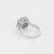 Bague 52 Bague ancienne motif carré en or blanc et diamants 58 Facettes