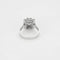 Bague 52 Bague ancienne motif carré en or blanc et diamants 58 Facettes